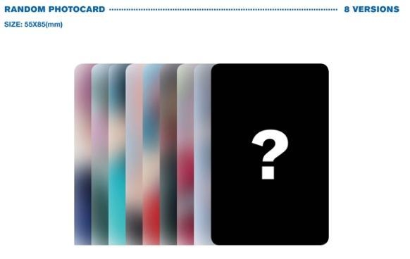 BTS You Never Walk Alone random photocard 55x85mm, 8 versions