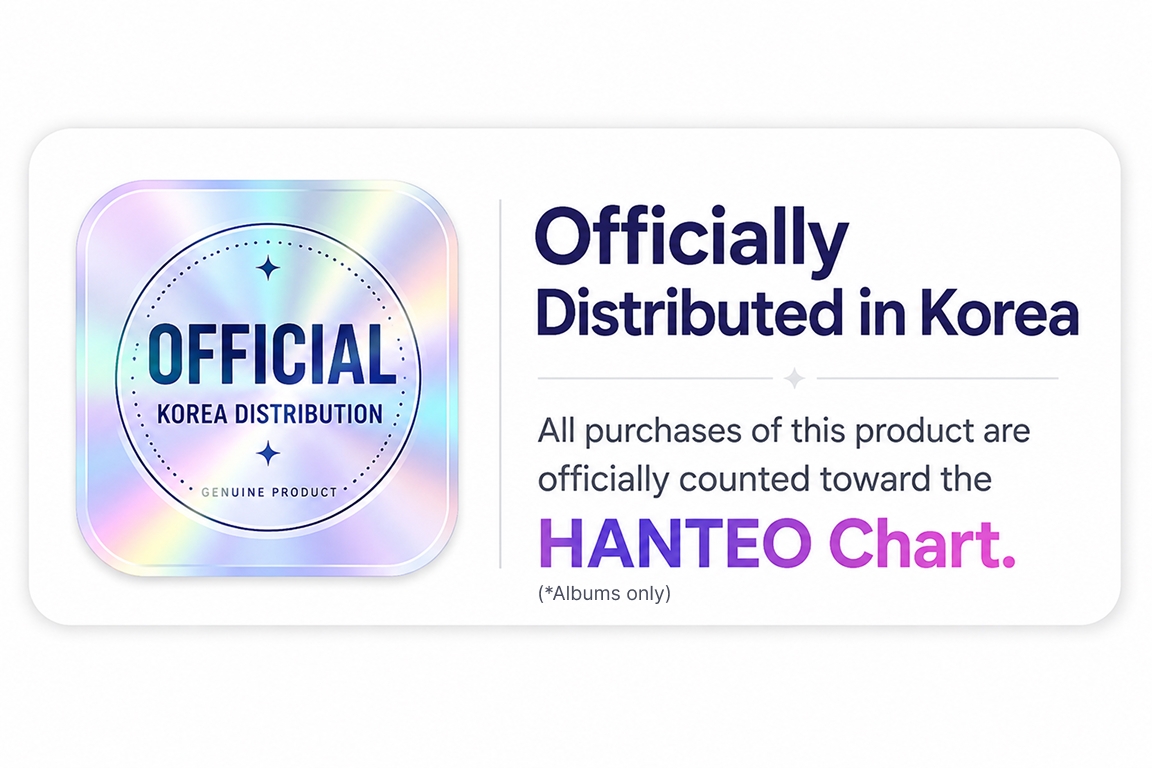 BTS ARIRANG 5th Album Living Legend Ver official Korea distribution Hanteo Chart notice