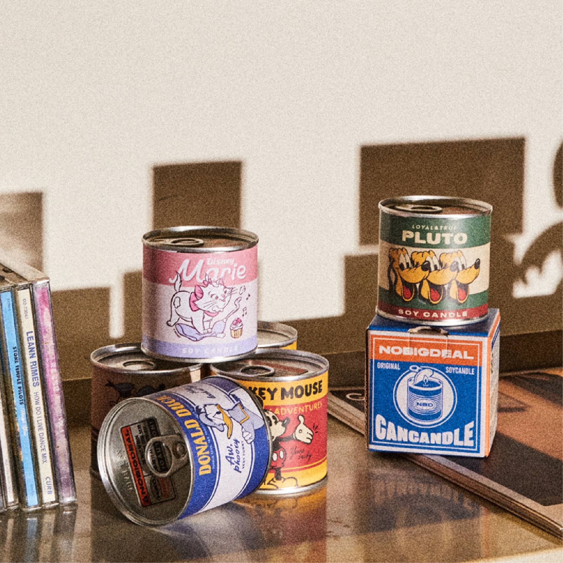 NOBIGDEAL Can Candle Disney character soy candle cans with Cancandle gift box
