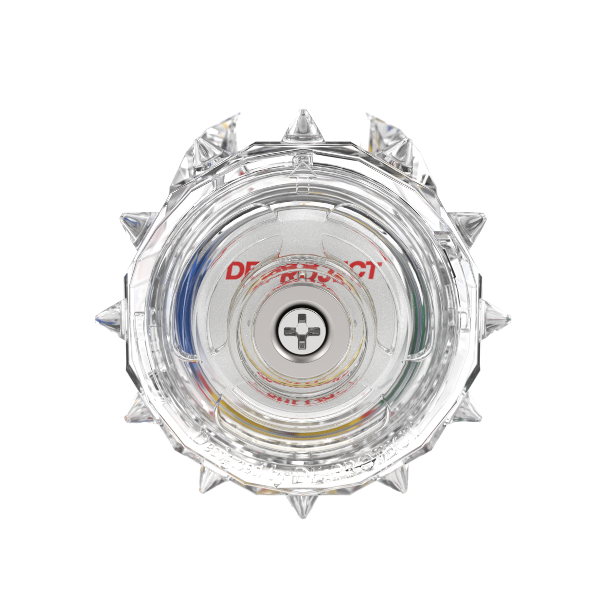 DEPROJECT Naked Dibul Bulldog Car Diffuser back view with screw mount