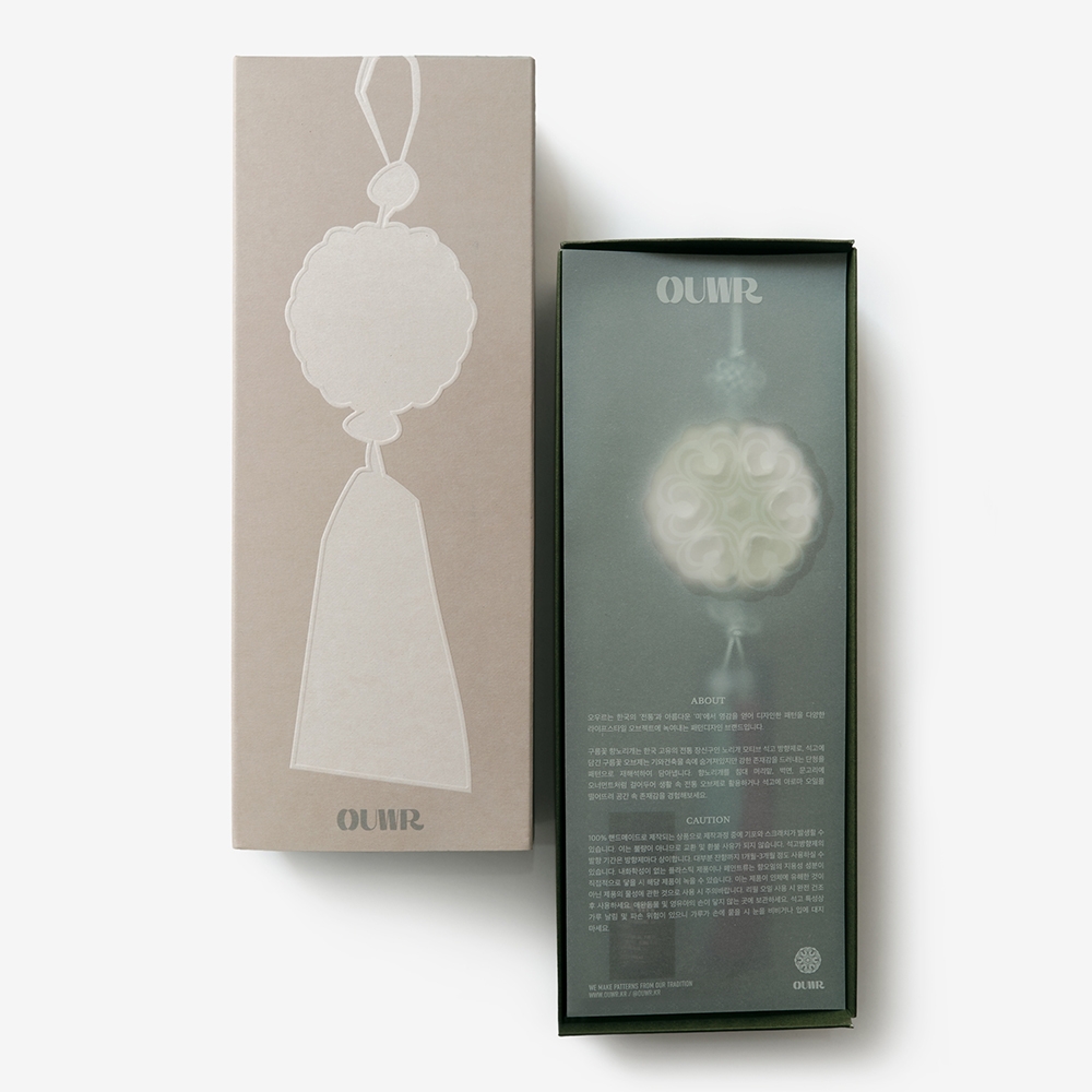 OUWR Hyangnorigae Plaster Air Freshener Aroma Oil Set P3-19 gift box with brand and caution card