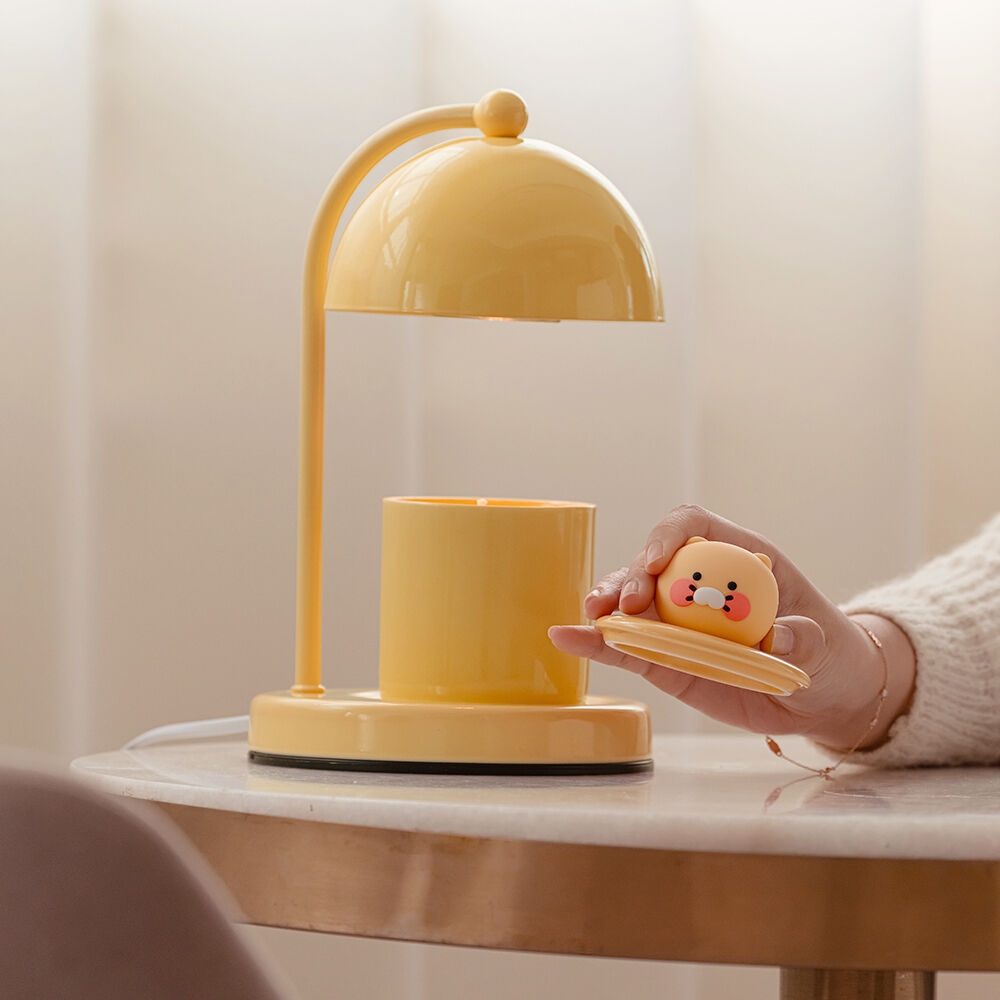 K-Lifestyle Kakao Friends Daily Candle Warmer Choonsik yellow how to remove figure lid