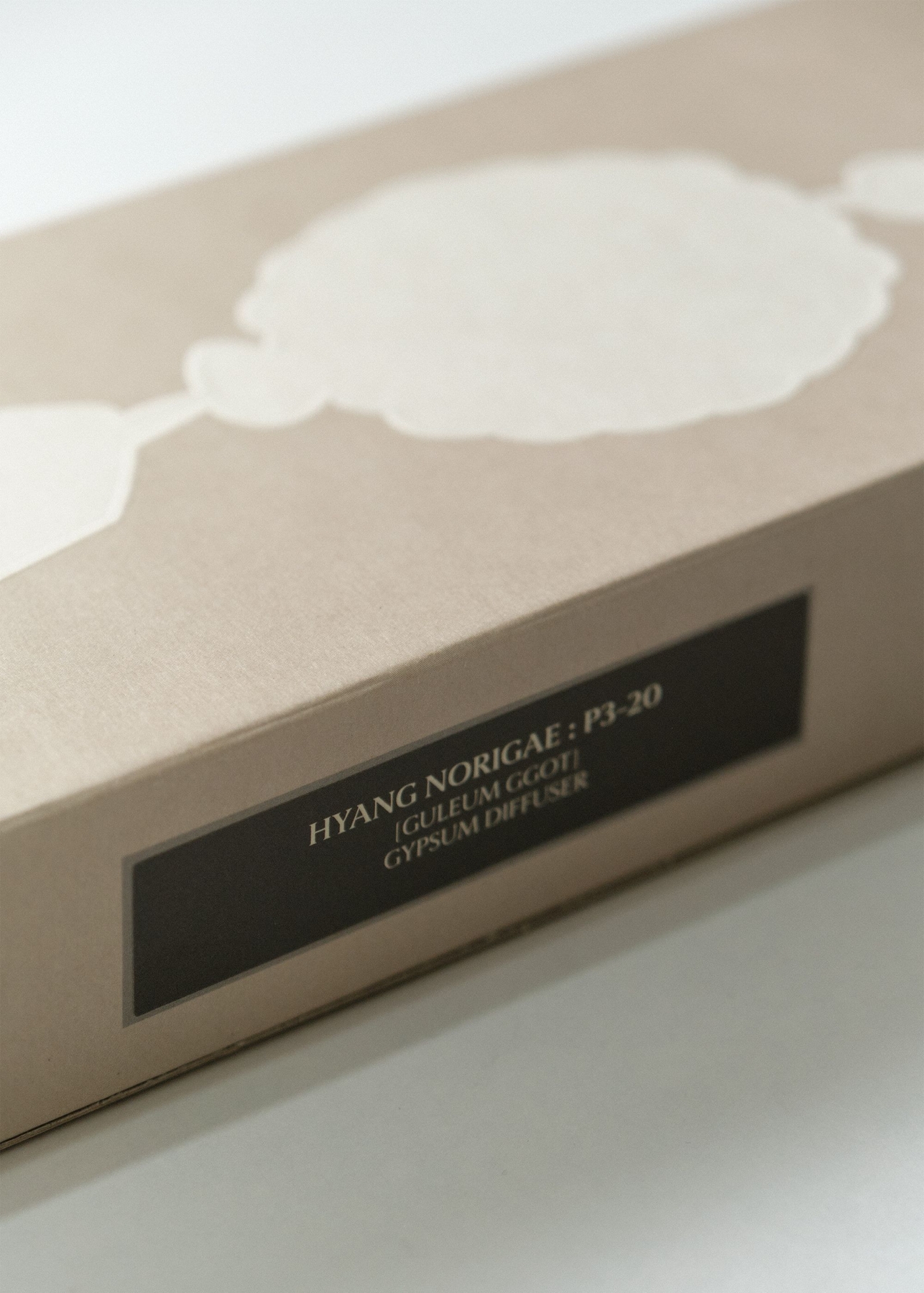 OUWR Hyang Norigae P3-20 Guleum Ggot gypsum diffuser box label close-up