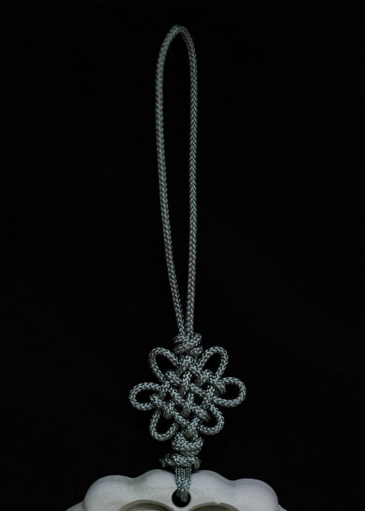 OUWR Hyang Norigae Cloud Flower P3-19 traditional Korean knot hanging cord detail