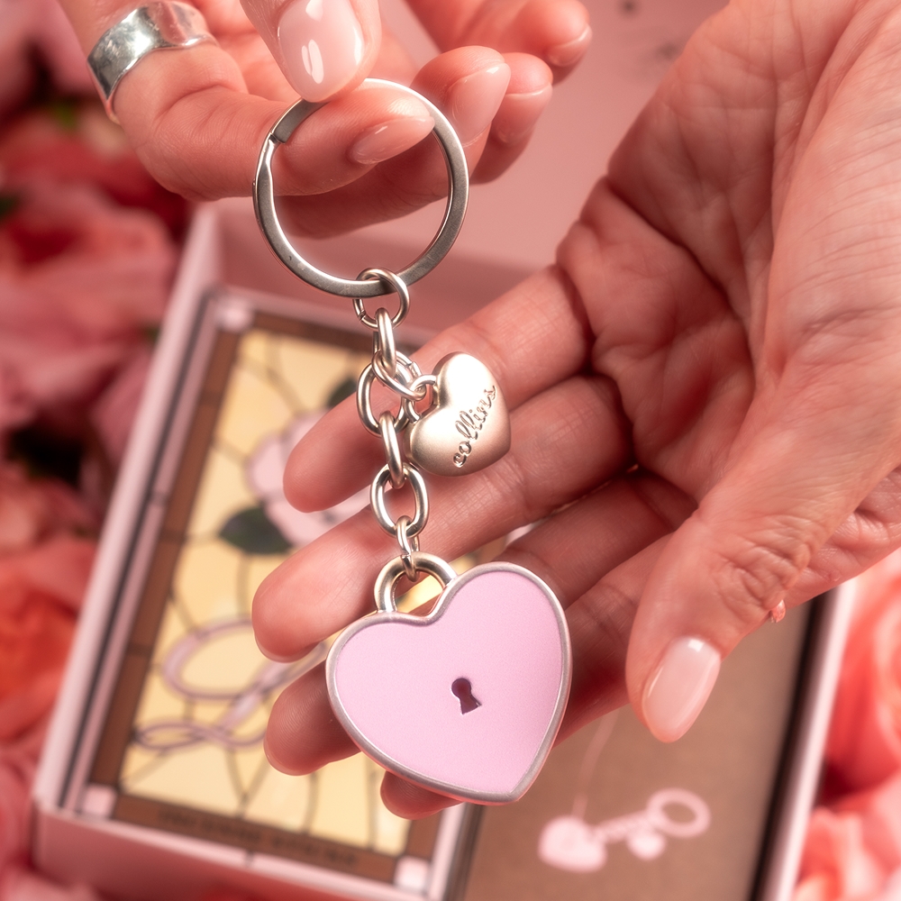 K-Lifestyle COLLINS LOVE EDITION Incense Holder Keyring heart charm gift box