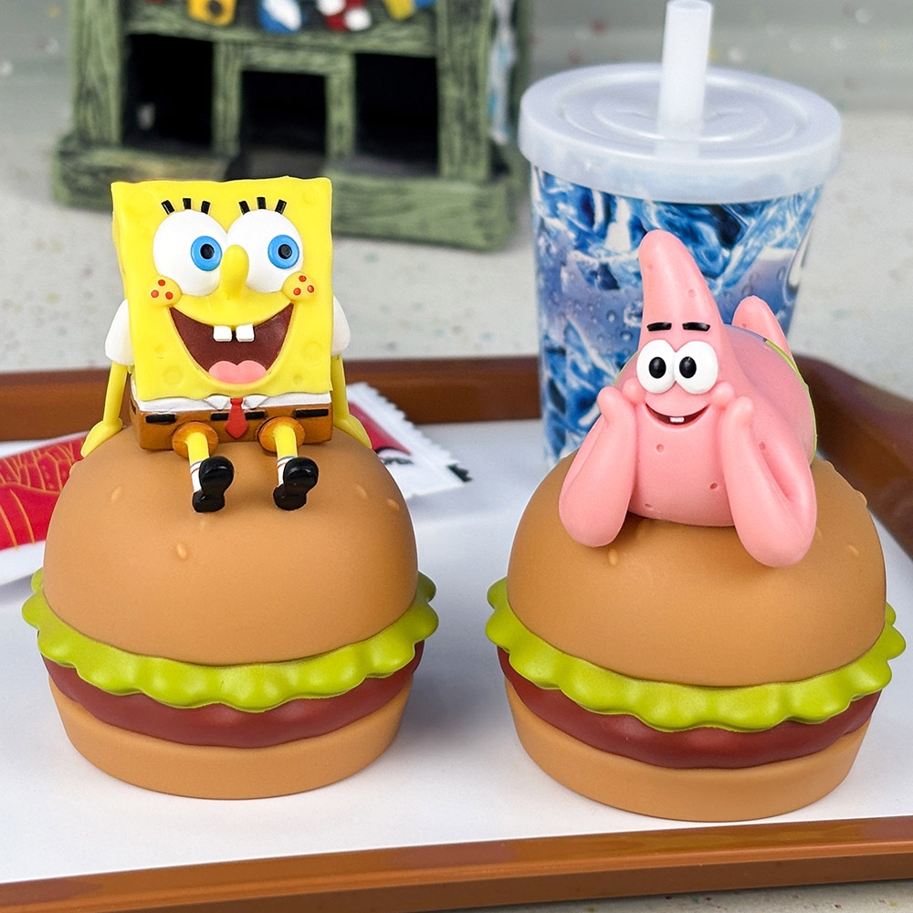 BELLE AMANT SpongeBob Patrick Refill Car Air Freshener front view of both figures