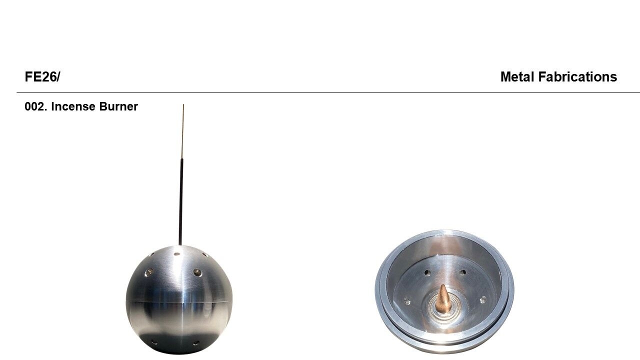 K-Lifestyle FE26 Incense Burner stick holder and inside cone, how to use