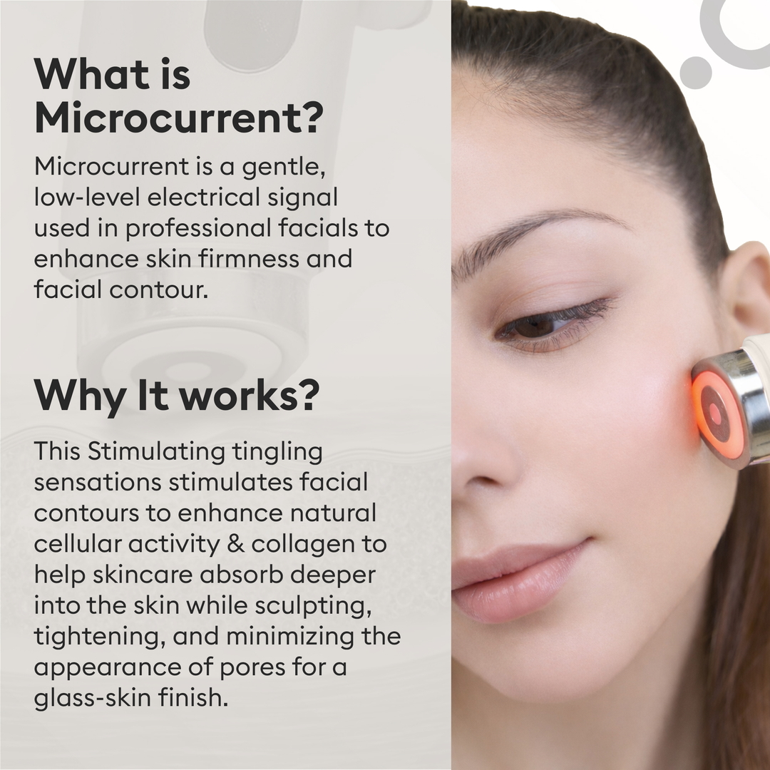 Protouch Glow Pro Microcurrent Facial Toning Device Etoupe what is microcurrent and how it works