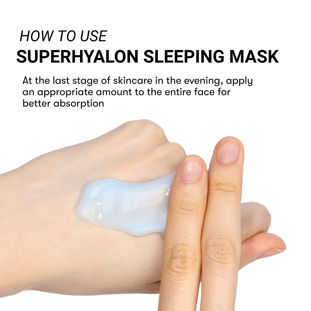 VT Super Hyalon Sleeping Mask how to use, evening last step skincare