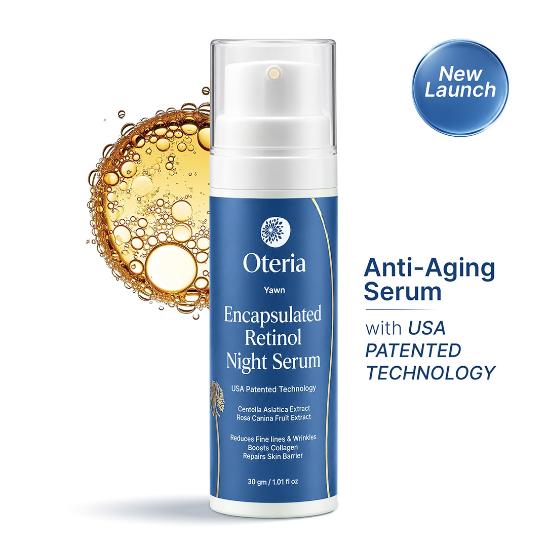 Oteria Encapsulated Retinol Night Serum 30g anti-aging serum with USA patented technology
