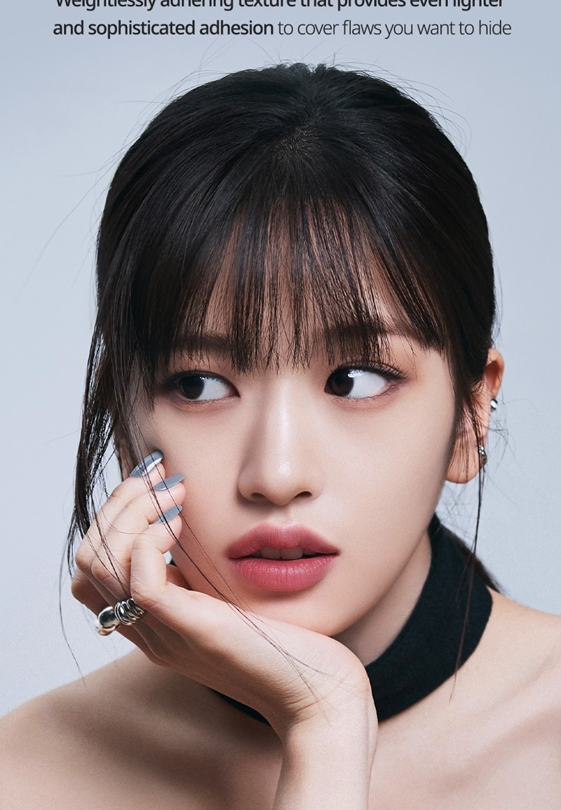 Clio Kill Cover Founwear Concealer tight-fit texture on model close-up