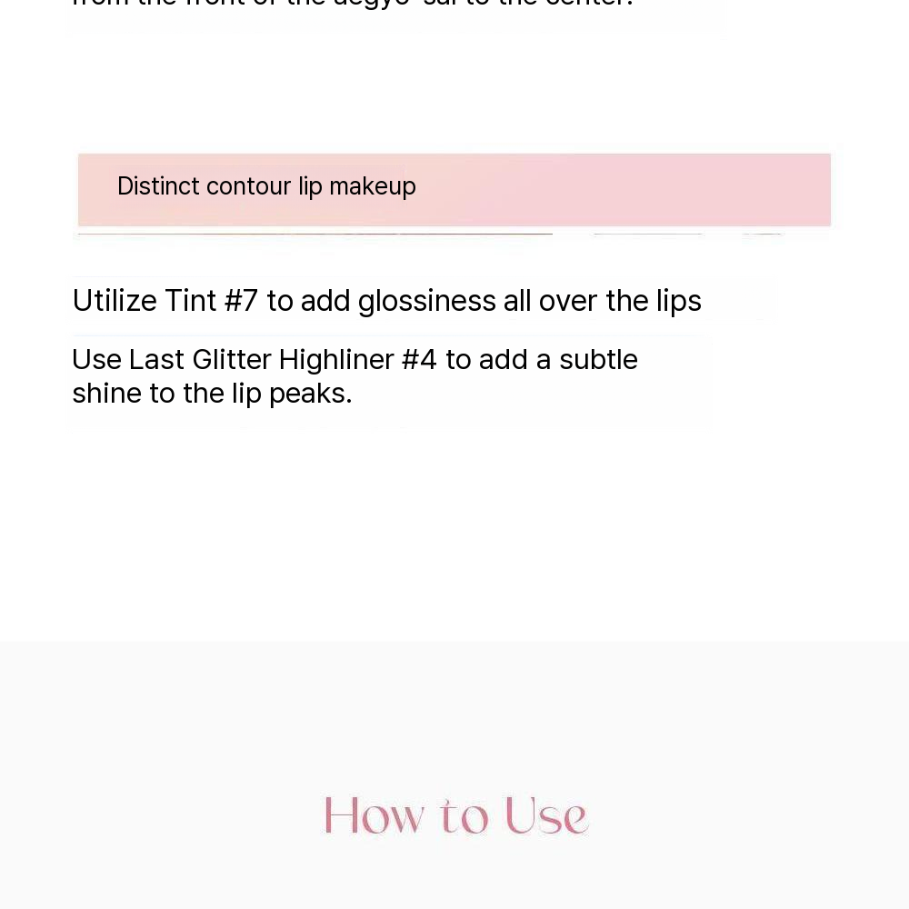 BBIA Last Glitter Highliner #4 lip peak highlight tip and how to use