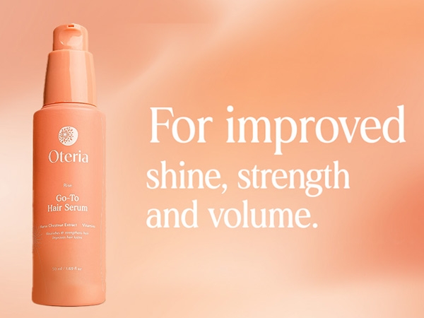 Oteria Go-To Hair Serum 50ml for improved shine, strength and volume