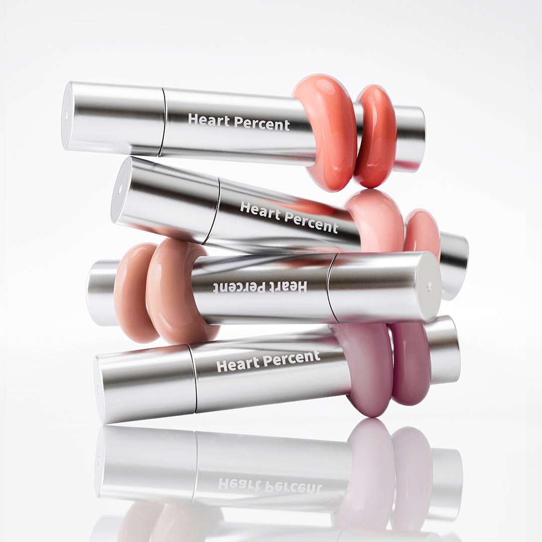 Heartpercent Dote on Mood One Way Glowy Tint 4g lip tint tube lineup in multiple shades