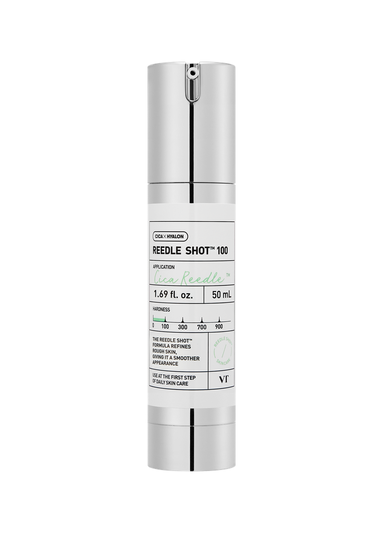 VT Reedle Shot 100 Cica Reedle 50ml front of pump bottle