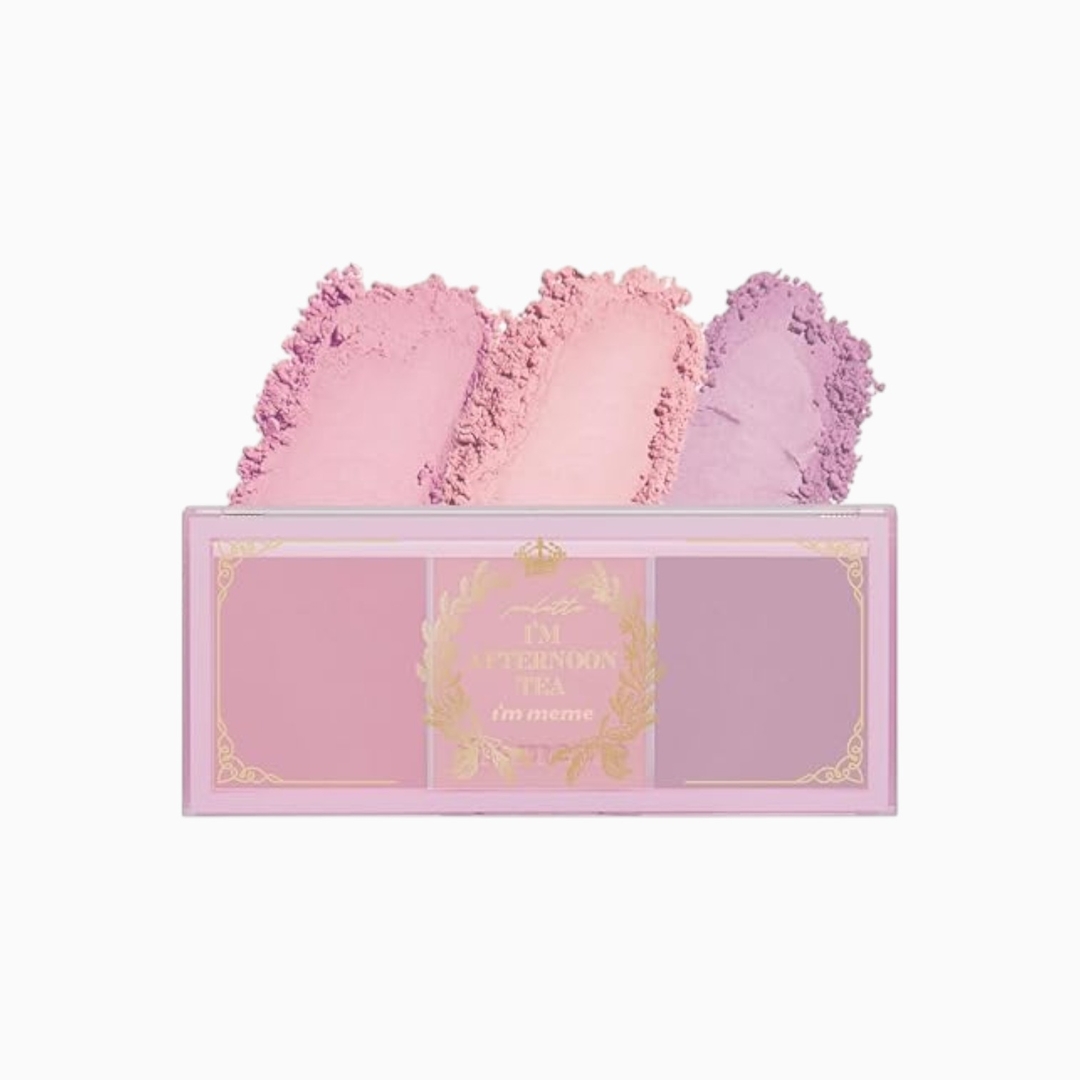 I'm meme I'M AFTERNOON TEA BLUSHER PALETTE BLOSSOM TEA BLENDED