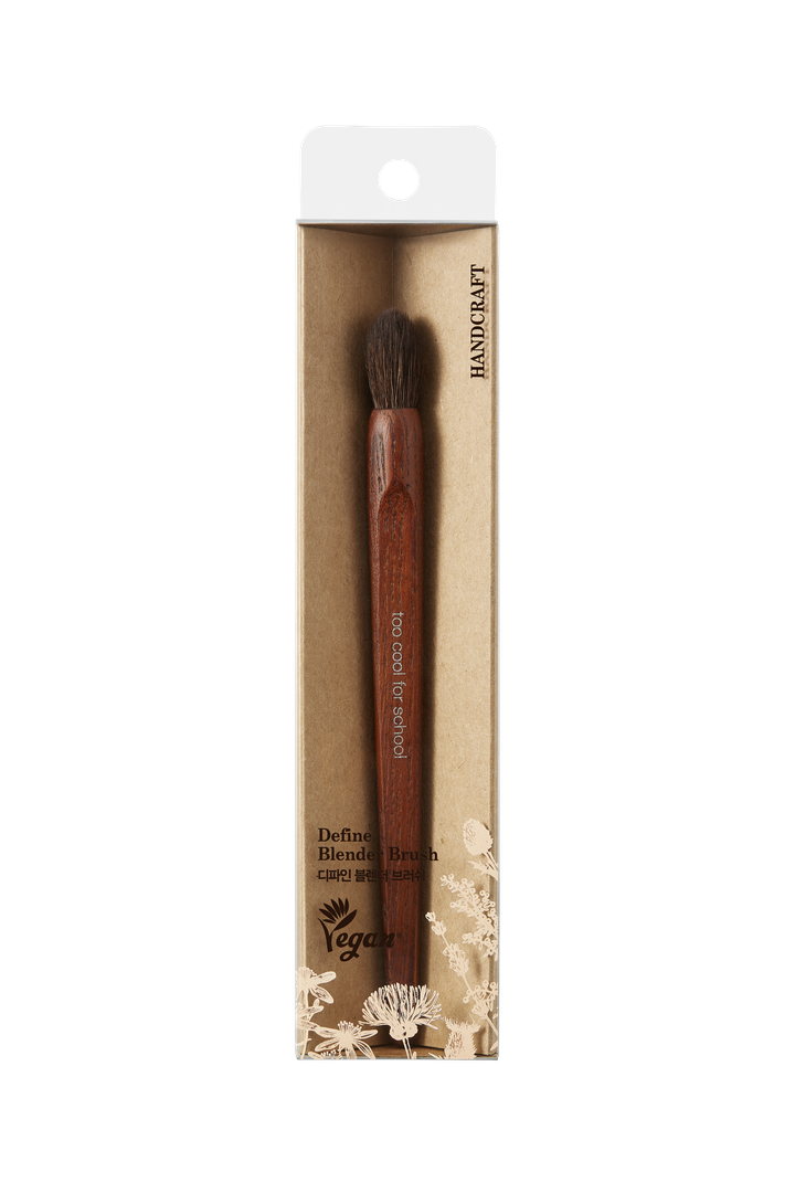 Too Cool For School Artist Vegan Define Blender Brush handcraft vegan kraft box packaging