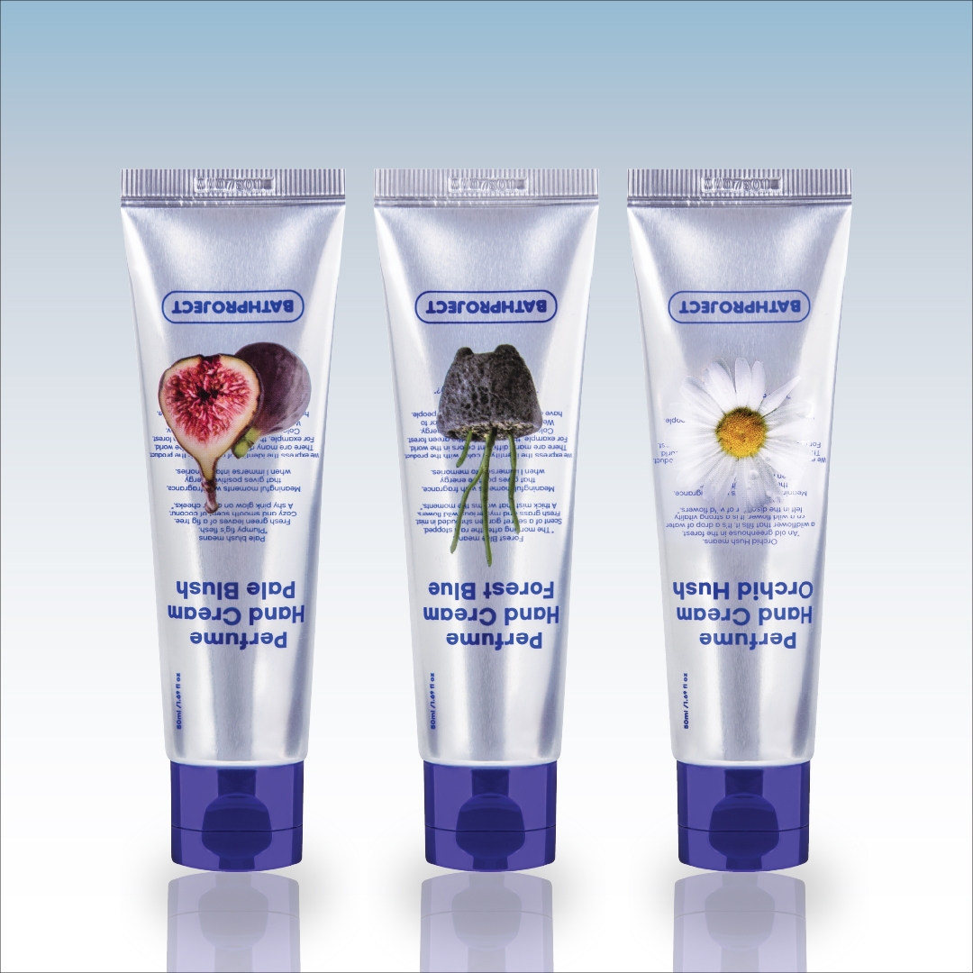 Bath Project Perfume Hand Cream 50ml 3-scent lineup Pale Blush Forest Blue Orchid Hush