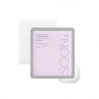SOON+ High Active Serum Mask Pore Tight 4ea