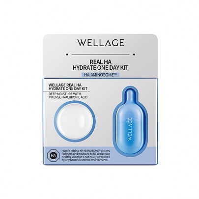 WELLAGE Real HA Hydrate One Day Kit 7ea