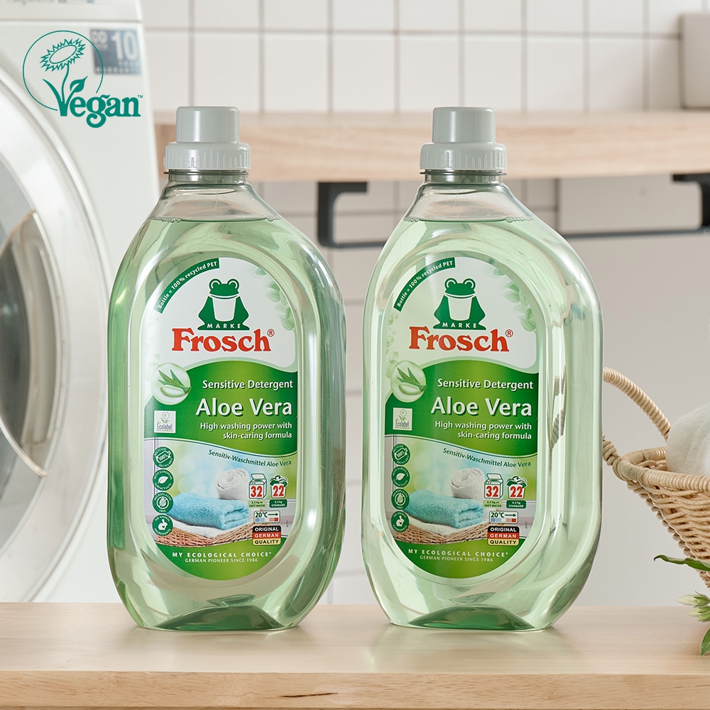 K-Lifestyle FROSCH German Aloe Vera Laundry Detergent 1.5L (2 bottles)