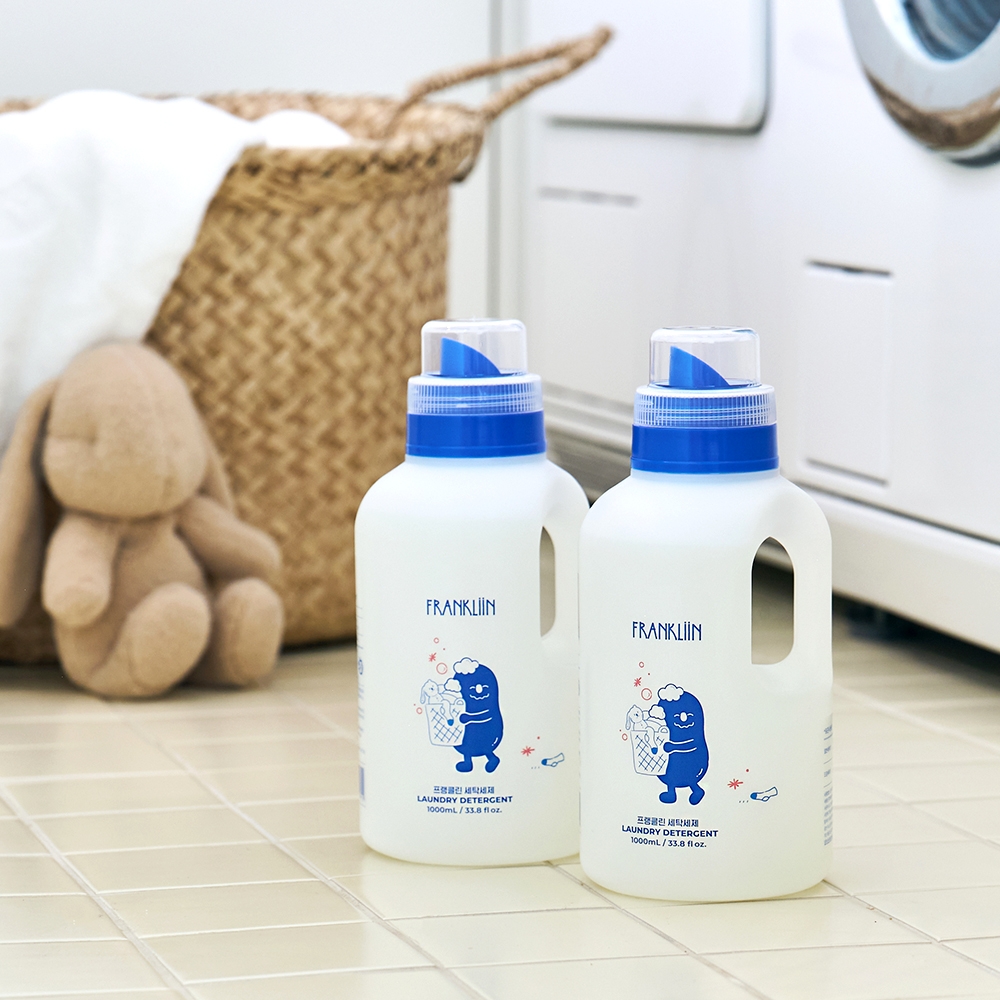K-Lifestyle FRANKLiiN (1+1) Unscented Laundry Detergent 1L Highly Concentrated Neutral Baby Detergent