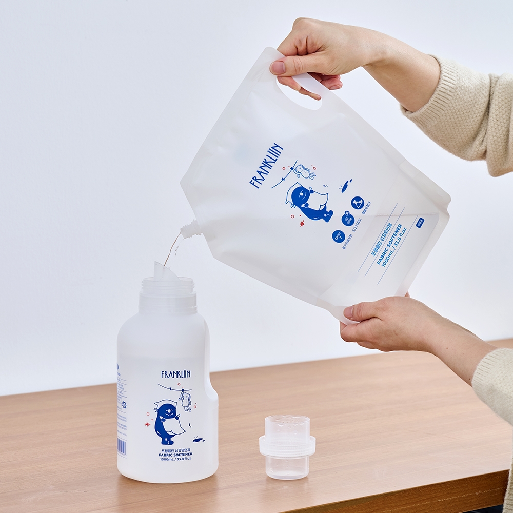 K-Lifestyle FRANKLiiN Unscented Fabric Softener Refill 1L (1L)