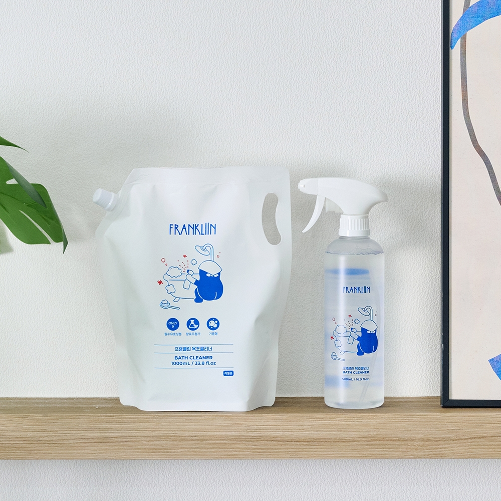 K-Lifestyle FRANKLiiN (2+1) Foaming Bathtub Cleaner Refill 1L Bathroom Bathtub Cleaner