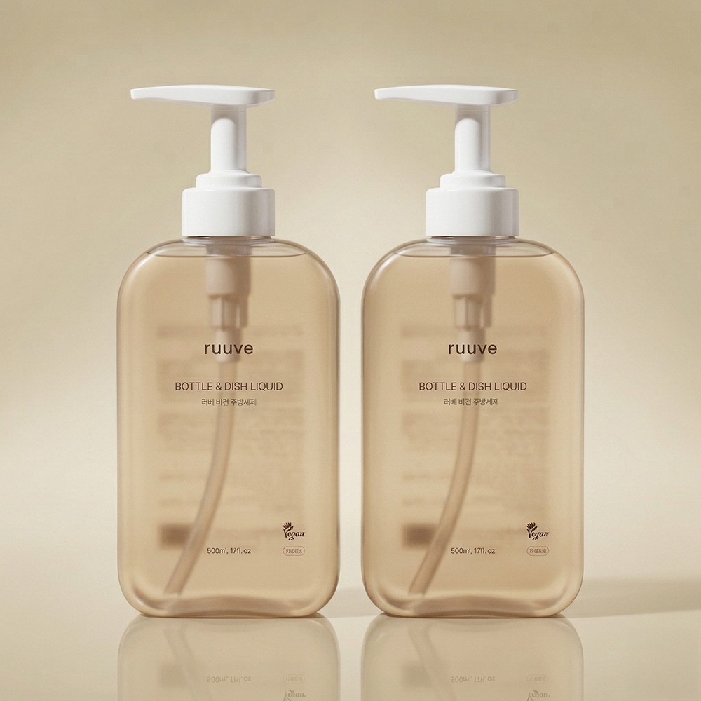 K-Lifestyle RUUVE (1+1) Vegan Baby Bottle & Dishwashing Detergent 500ml (Random 2)