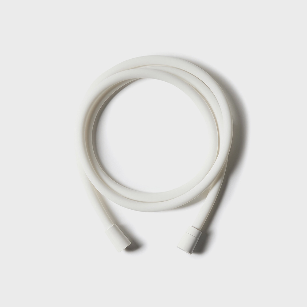 K-Lifestyle JAJU Residual Water Drain Silicone Shower Hose 2M White