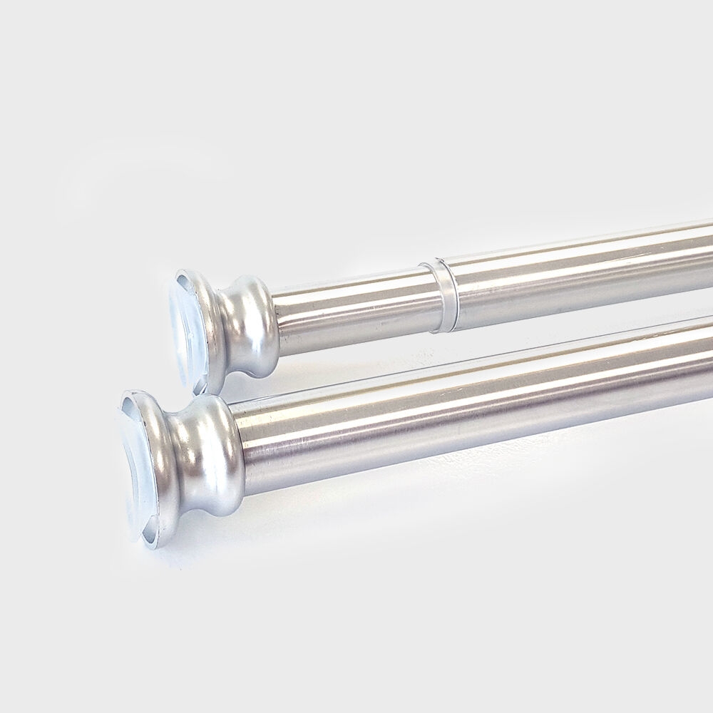 K-Lifestyle gedy Aluminum Spring Tension Shower Curtain Rod 105-240cm