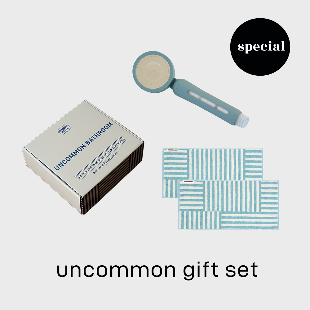 K-Lifestyle UNCOMMONHOUSE Bathroom 02 (1 Shower Head + 2 Towels)