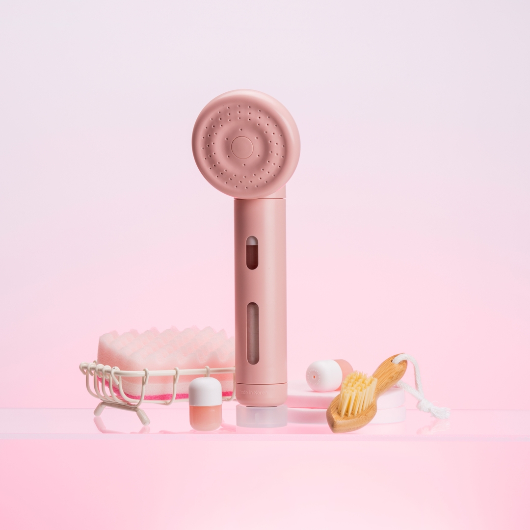 K-Lifestyle SHIFT Capsule Shower Head Vanilla Pink (Random) Tea Tree & Lavender, Patchouli & Rose