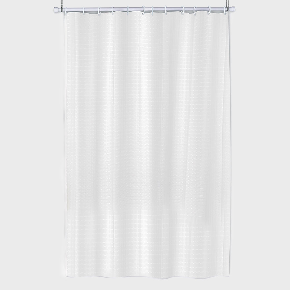 K-Lifestyle gedy Ice 3D Pattern PEVA Shower Curtain