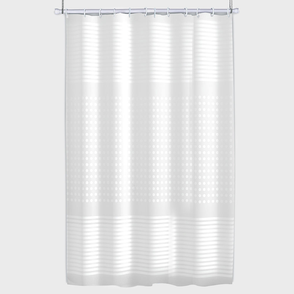 K-Lifestyle gedy TIC-TOC PEVA Shower Curtain