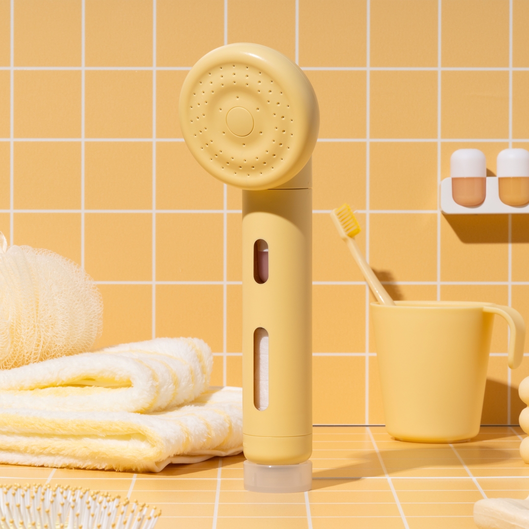 K-Lifestyle SHIFT Capsule Shower Head Butter Yellow (Random) Tea Tree & Lavender, Patchouli & Rose