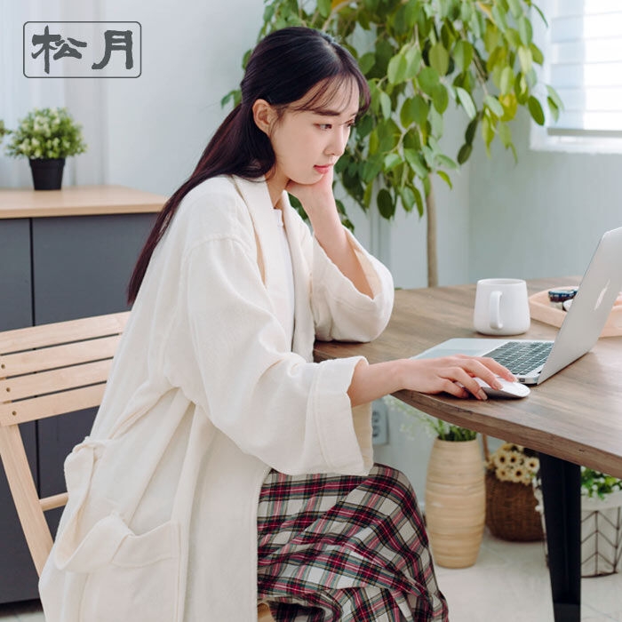 K-Lifestyle SONGWOL TOWEL Songwol Premium Hotel Shower Robe