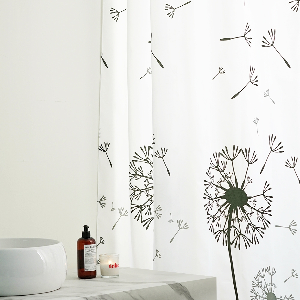K-Lifestyle gedy Desiderio Polyester Fabric Shower Curtain 180x200cm