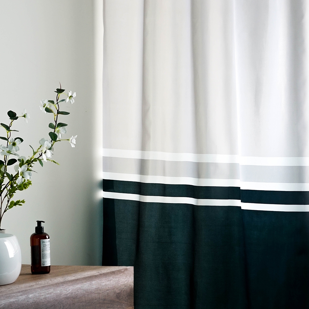 K-Lifestyle gedy Elegance Polyester Fabric Shower Curtain 180x200cm