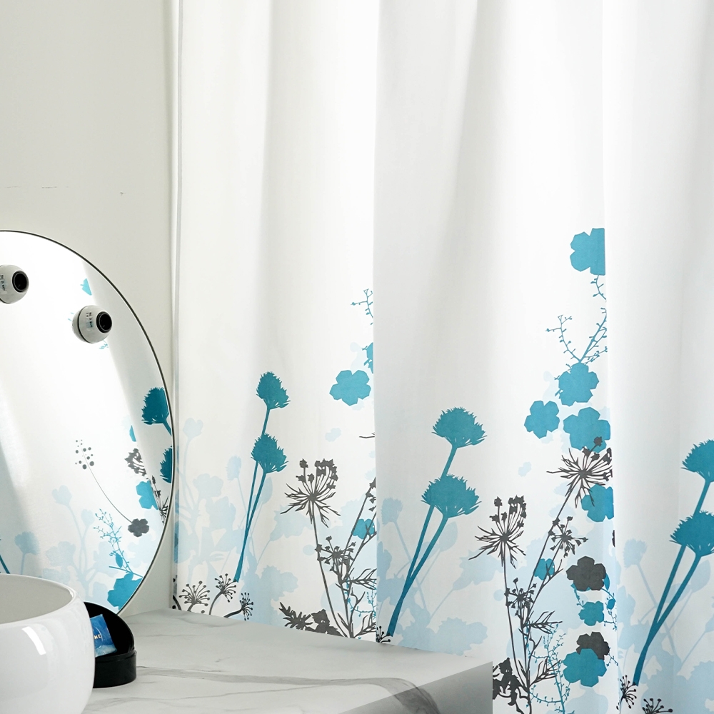 K-Lifestyle gedy Ricordi Polyester Fabric Shower Curtain 180x200cm