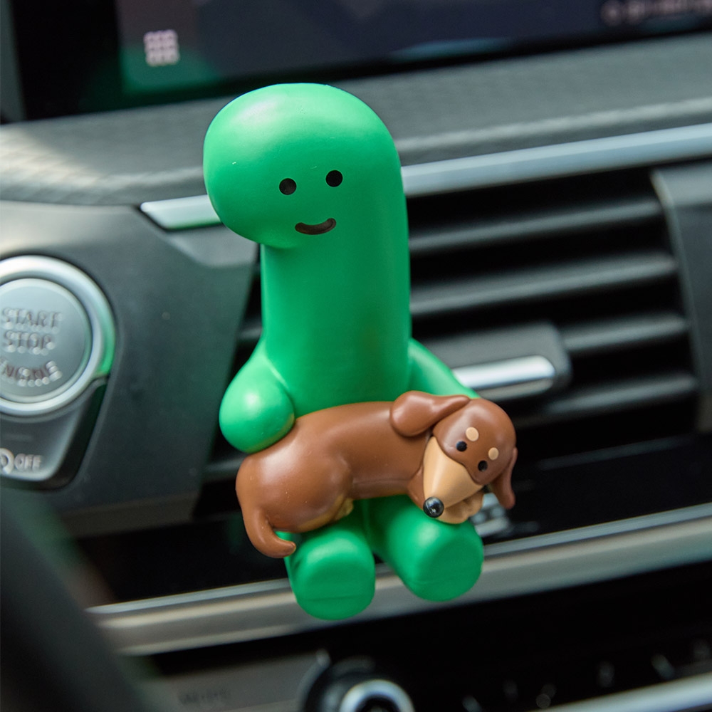 K-Lifestyle LINE FRIENDS SQUARE Joguman Throw Away Car Air Freshener Brachio & Woody (Random)