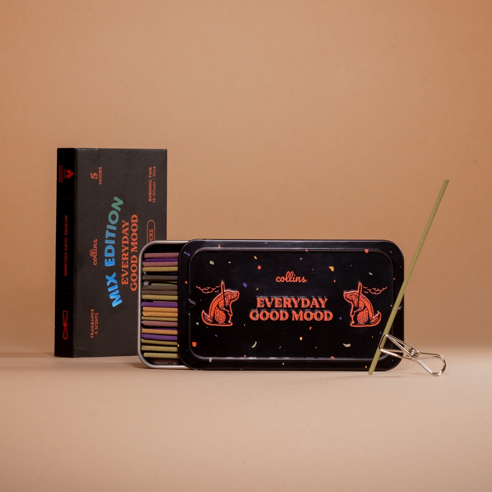 K-Lifestyle COLLINS Incense Stick Mix Edition (Mix of 5 Scents)