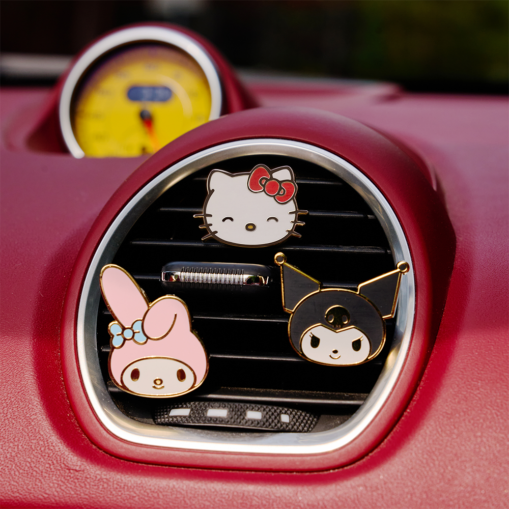 K-Lifestyle OHSCENT Sanrio Characters Air Vent Accessory Clip 3-Set