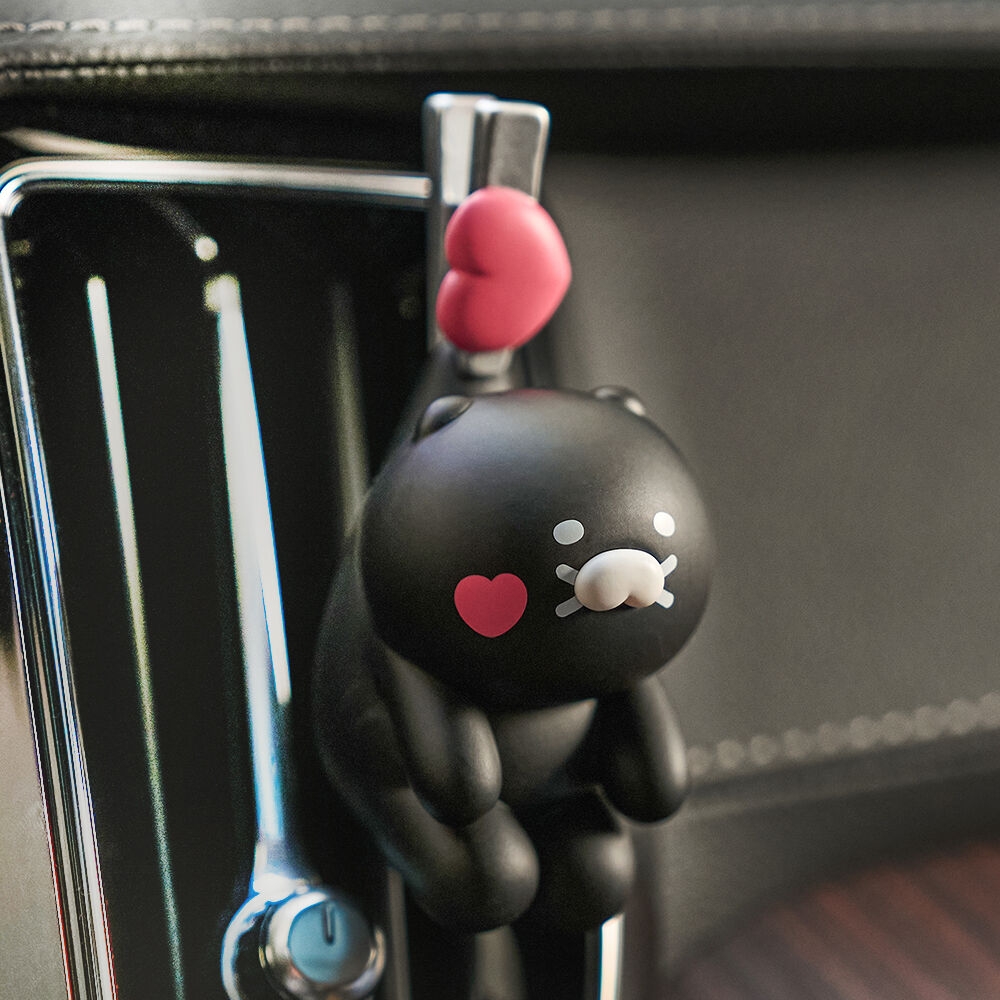 K-Lifestyle KAKAO FRIENDS Black Chun Car Air Freshener Black_Chunsik – image 2 of 2