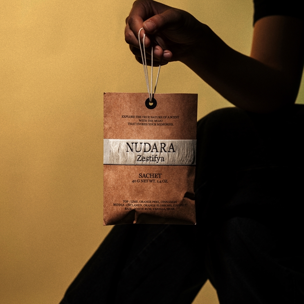 K-Lifestyle NUDARA Interior Air Freshener Sachet Wood Marvel 40G_High-Purity Oil Handmade Blending Car Diffuser Sachet – image 2 of 2