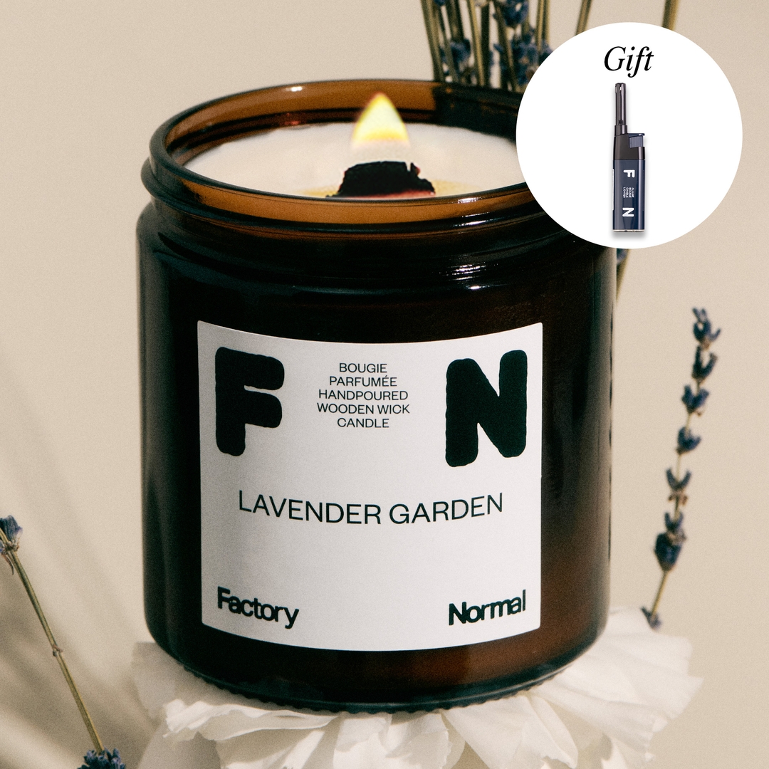 K-Lifestyle factory normal Brown Jar Wood Wick Candle 370g (Random) (370g) – image 2 of 2