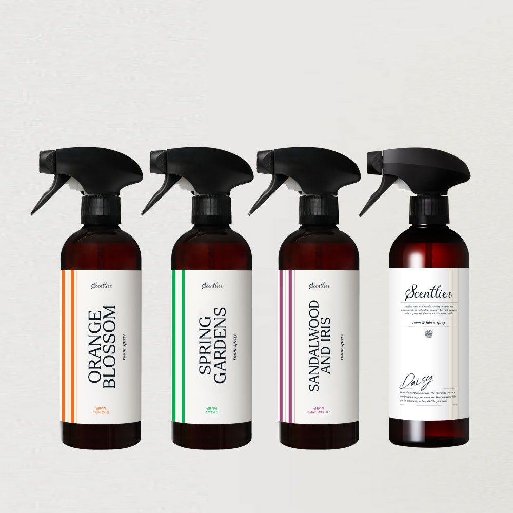 K-Lifestyle SCENTLIER Perfume Room Spray 500ml Choose 1 of 4 Scents / Orange Blossom and others (500ml)