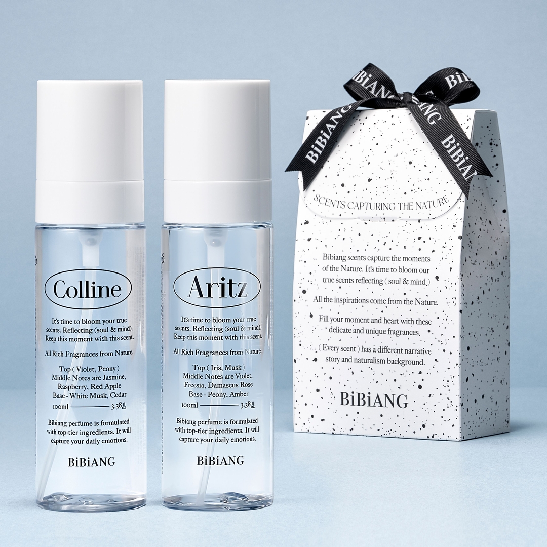K-Lifestyle BIBIANG Fabric Perfume Room Spray 2-Piece Duo
