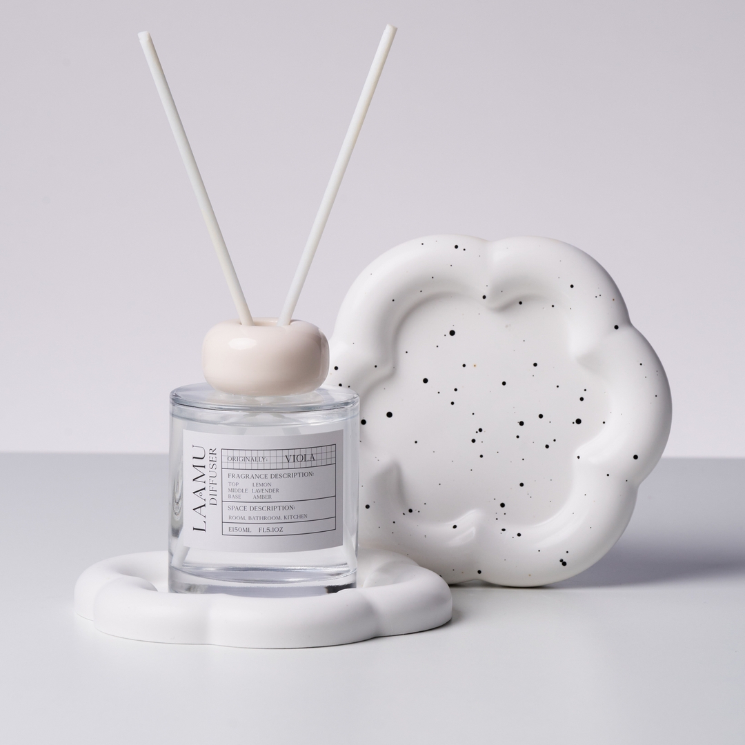K-Lifestyle LAAMU Bloom Objet Diffuser Tray Set 150ml