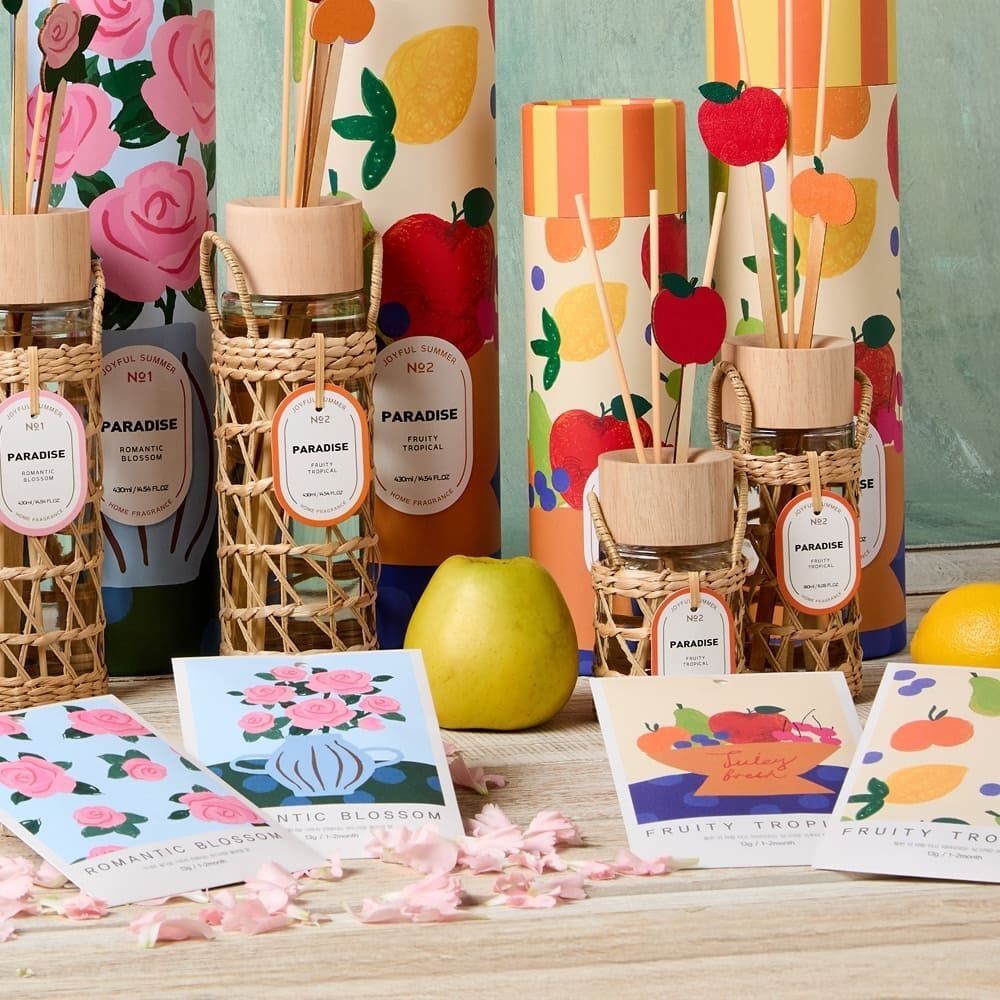 K-Lifestyle Modern House Joyful Summer Paradise Diffuser Sachet Series – image 2 of 2